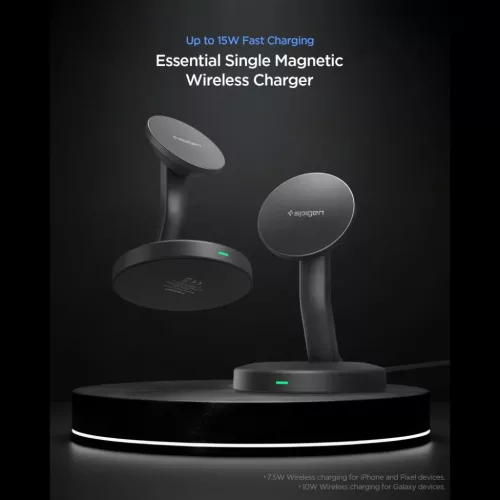 Spigen EF151MS Essential Mágneses MagSafe Vezeték nélküli Töltő -8800283315738 7 kép