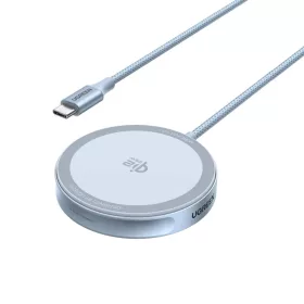 Vezeték nélküli töltő UGREEN MagFlow, 25W, Kék