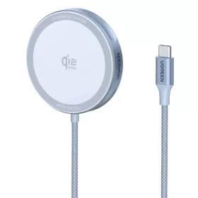 Vezeték nélküli töltő UGREEN MagFlow, 25W, Kék-6941876259595 2 kép