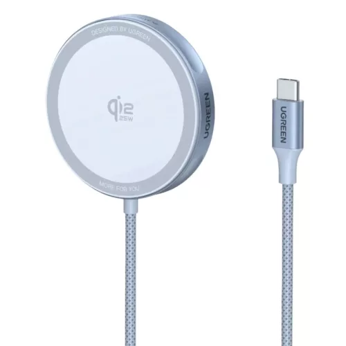 Vezeték nélküli töltő UGREEN MagFlow, 25W, Kék-6941876259595 2 kép
