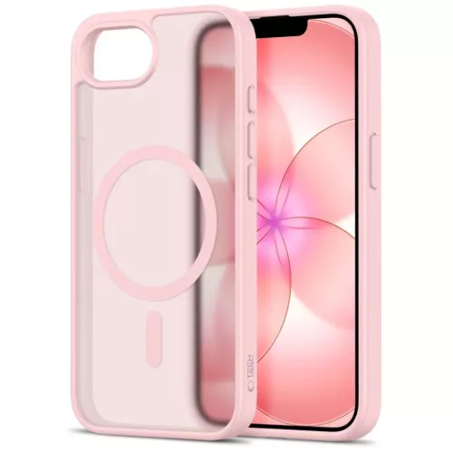 iPhone 16e / 17e Tech-Protect BasicMag MagSafe matt puha rózsaszín t-5906302339778 2 kép