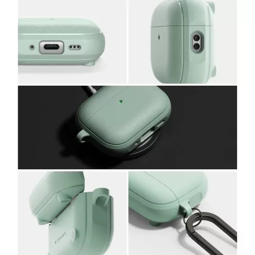 Apple Airpods Pro 3 Ringke Onyx Magnetic Magsafe Mentazöld tok-8800328818590 3 kép