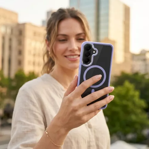 Samsung Galaxy A57 ROAR MAG BUMPER világoskék tok-5903396463303 2 kép