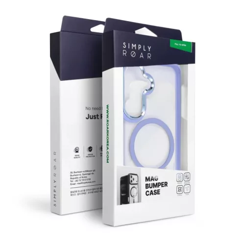 Samsung Galaxy A57 ROAR MAG BUMPER világoskék tok-5903396463303 4 kép