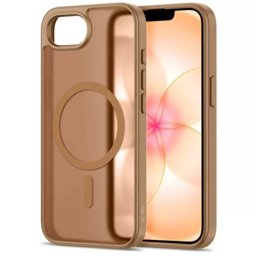 iPhone 16e / 17e Tech-protect Basicmag Magsafe tok Barna-Matt-5906302392629 2 kép