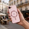 iPhone 16e / 17e Tech-protect Magflex Magsafe tok Rózsaszín Arany-5906302339761 5 kép