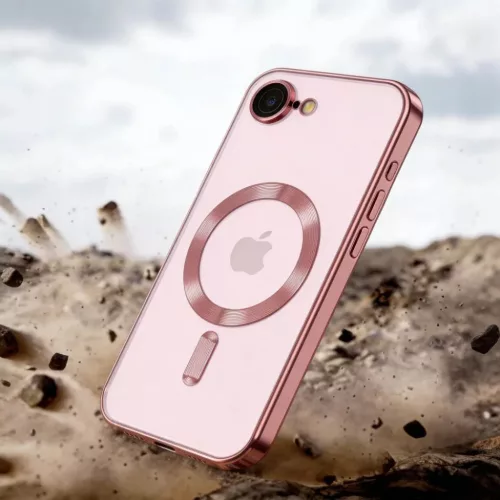 iPhone 16e / 17e Tech-protect Magflex Magsafe tok Rózsaszín Arany-5906302339761 6 kép