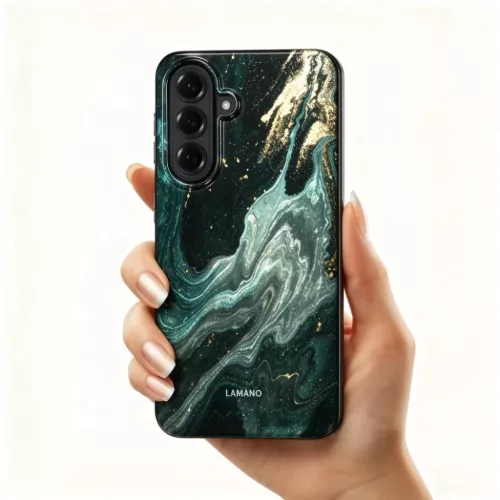 Samsung Galaxy A57 5G Tech-protect Lamano Magsafe tok Verde Aura-5906302392209 3 kép