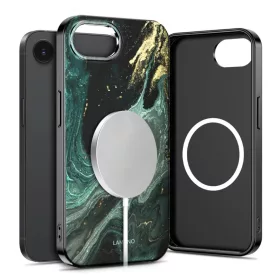 iPhone 16e / 17e Tech-Protect Lamano Magsafe Tok Verde Aura-5906302392650 2 kép