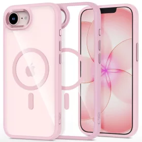 iPhone 16e / 17e Tech-protect Magmat Magsafe tok Rózsaszín/Átlátsz-5906302339754 1 kép