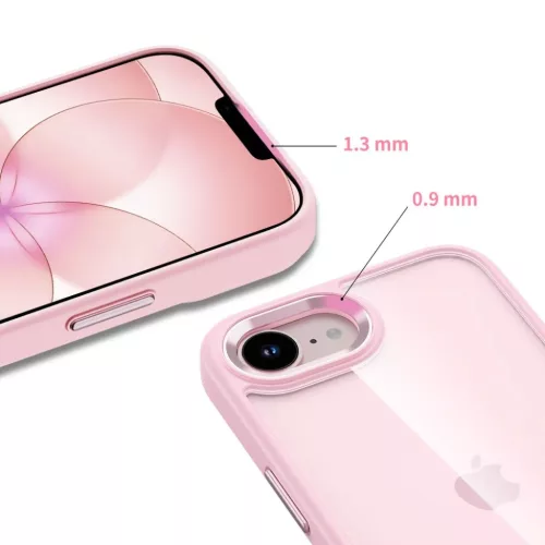 iPhone 16e / 17e Tech-protect Magmat tok Rózsaszín/Átlátszó-5906302339747 3 kép