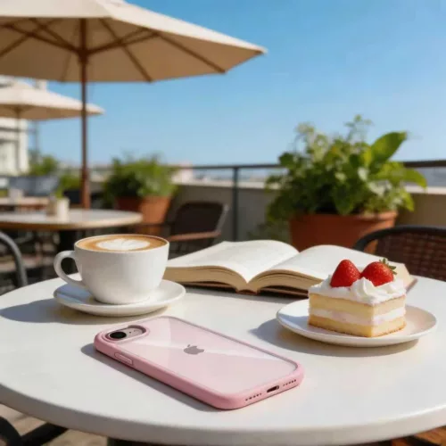 iPhone 16e / 17e Tech-protect Magmat tok Rózsaszín/Átlátszó-5906302339747 8 kép