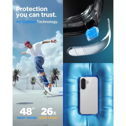 Samsung Galaxy A57 5G Spigen Ultra Hybrid tok, Kristálytiszta-8800337242553 10 kép