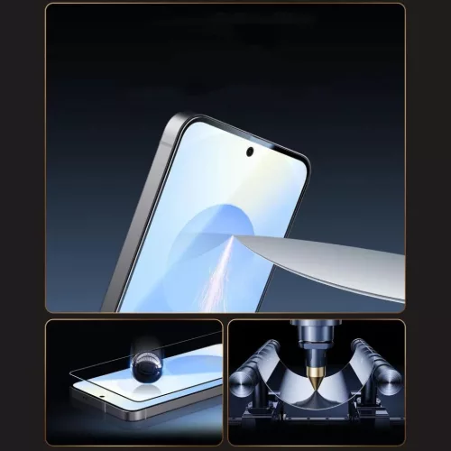 Samsung Galaxy S26 Tech-Protect Easy Set+ 3-csomag Fekete üvegfólia-5906302390779 5 kép
