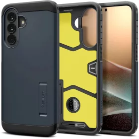 Samsung Galaxy A57 5G Spigen Tough Armor tok - Fém Pala / Sötétkék-8800337242584 1 kép