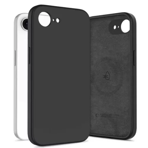 iPhone 16e / 17e Tech-protect Silicone Magsafe tok Fekete-5906302392759 2 kép
