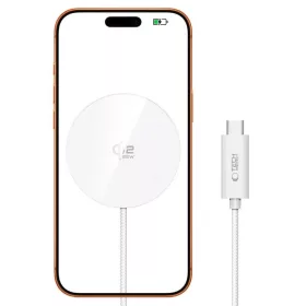 A50 Tech-protect Mágneses Magsafe Vezeték nélküli Töltő 25W Qi2.-5906302339389 2 kép
