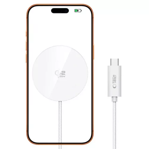 A50 Tech-protect Mágneses Magsafe Vezeték nélküli Töltő 25W Qi2.-5906302339389 2 kép