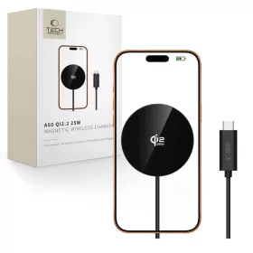   A50 Tech-protect Magnetic Magsafe Vezeték nélküli Töltő 25W Qi2.2 Fekete