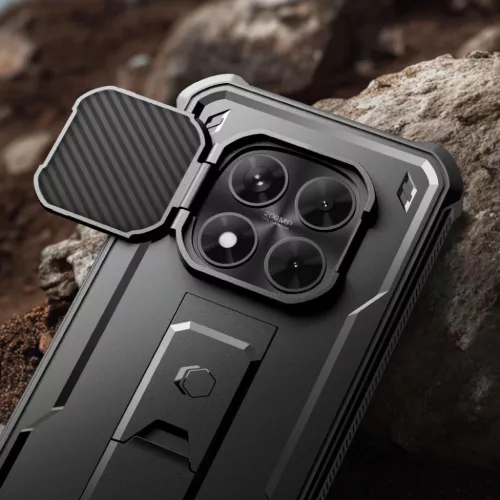 Xiaomi Redmi Note 15 Pro 5G Tech-protect Kevlar Cam+ 2-set tok Fekete-5906302353071 5 kép