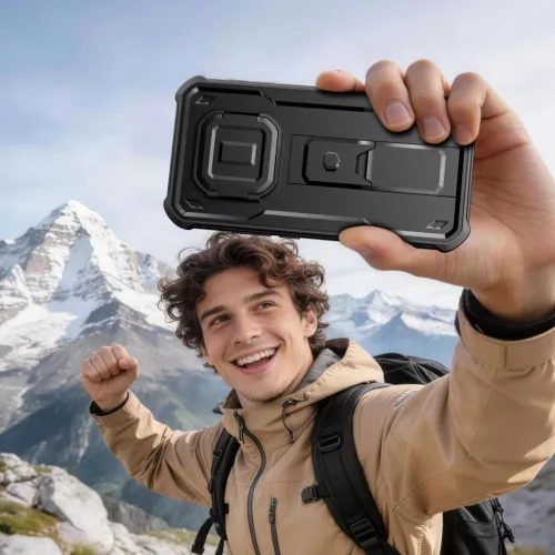 Xiaomi Redmi Note 15 Pro 5G Tech-protect Kevlar Cam+ 2-set tok Fekete-5906302353071 7 kép