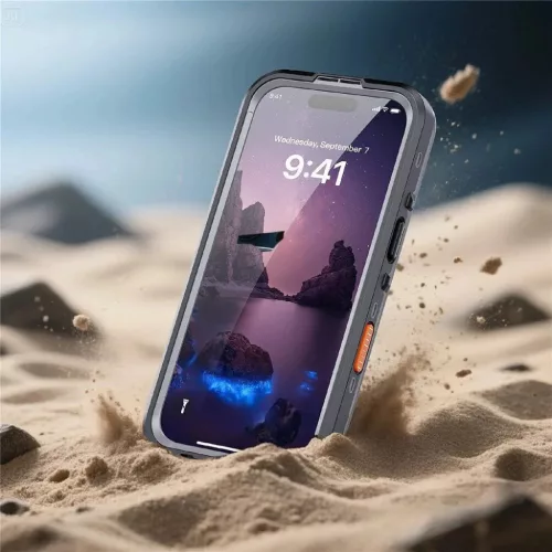 iPhone 17 tok Vízálló Shellbox DOT kompatibilis MagSafe-fel fekete -5903396467486 2 kép