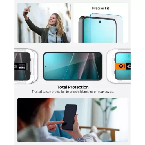 Samsung Galaxy A37 5G Spigen Glas.tR EZ Fit Pro átlátszó üvegfóli-8800337244984 4 kép