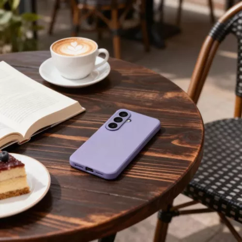 Samsung Galaxy A57 5G Tech-Protect Smart Wallet lila tok-5906302392148 5 kép