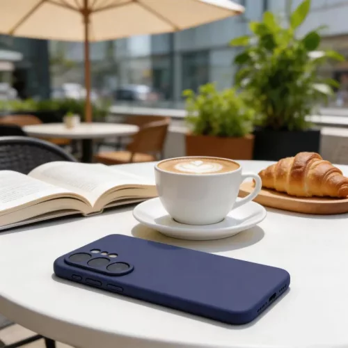 Samsung Galaxy S26 Ultra Tech-Protect Silicone MagSafe kobaltlila tok-5906302339624 5 kép