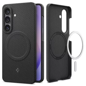 Samsung Galaxy S26 Spigen AirSkin Aramid Mag MagSafe fekete tok-8800337241808 2 kép