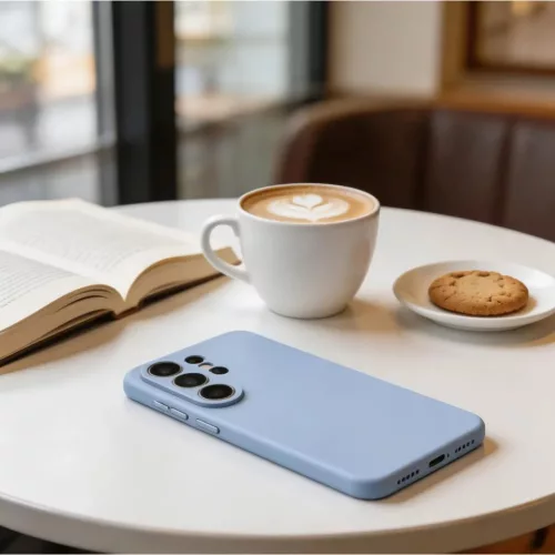 Samsung Galaxy S26 Ultra Tech-Protect Silicone MagSafe égszínkék to-5906302339648 6 kép