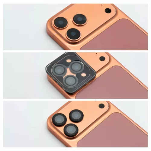 iPhone 17 Pro / 17 Pro Max Kamera Lencsevédő BLUE STAR Easy Install -5903396474682 3 kép