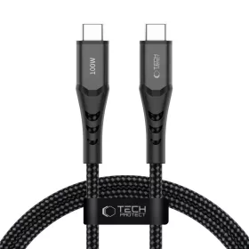   Tech-Protect UB11T Ultraboost Type-C USB kábel PD 100W / QC3.0 100 cm fekete