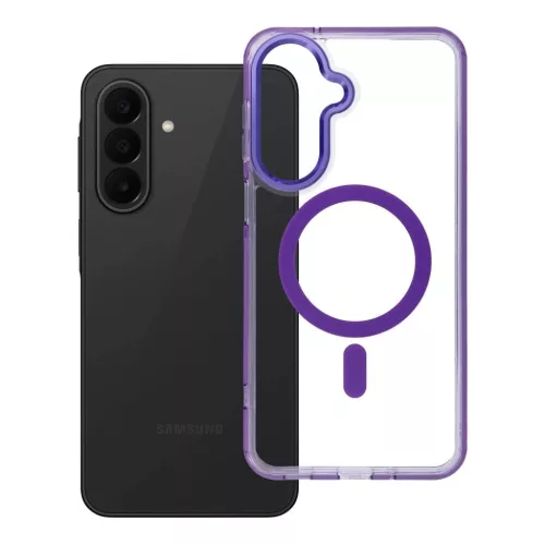 Samsung Galaxy A27 lila FRAME CLEAR HYBRID MAG COVER MagSafe kompatibi-5903396469213 5 kép