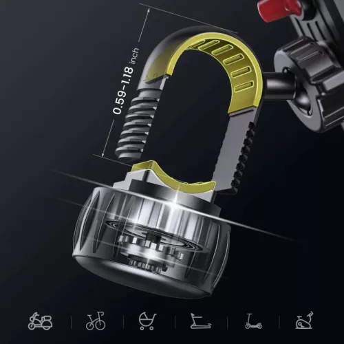 Univerzális biciklis és motoros tartó Tech-Protect V6 fekete-5906302339907 10 kép