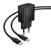 Hoco USB-C QC PD 25W hálózati töltő adapter + USB-C – USB-C káb-6942007679169 3 kép