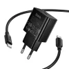 Hoco USB-C QC PD 25W hálózati töltő adapter + USB-C – USB-C káb-6942007679169 5 kép