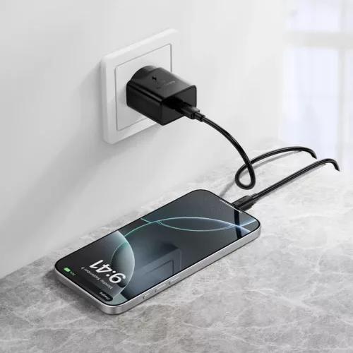 Hoco USB-C QC PD 25W hálózati töltő adapter + USB-C – USB-C káb-6942007679169 7 kép