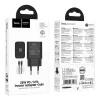 Hoco USB-C QC PD 25W hálózati töltő adapter + USB-C – USB-C káb-6942007679169 9 kép