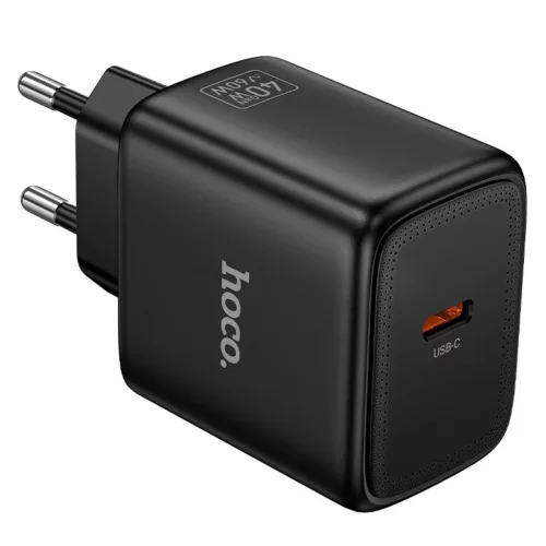 Hoco N83 USB-C PD AVS GaN hálózati töltő adapter 40W / max. 60W fe-6942007681995 2 kép