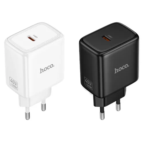 Hoco N83 USB-C PD AVS GaN hálózati töltő adapter 40W / max. 60W fe-6942007681995 5 kép