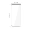 Motorola Moto G67 / G77 Tech-Protect Glass Fit+ 2 darabos fekete üveg-5906302323241 2 kép