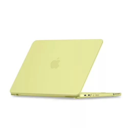 MacBook Neo 13 2026 Tech-Protect Softshell matt citromsárga tok-5906302323180 3 kép