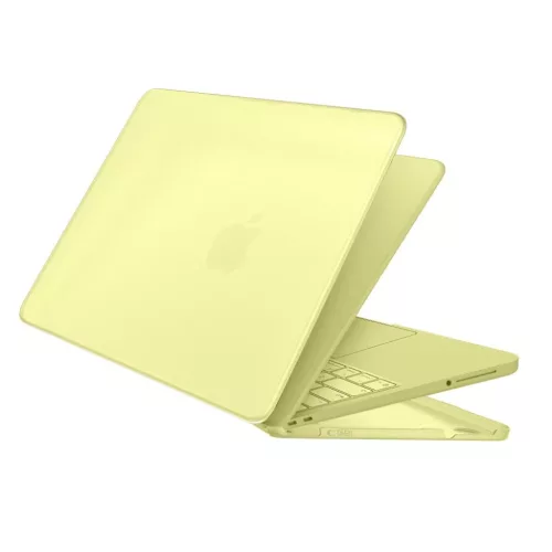 MacBook Neo 13 2026 Tech-Protect Softshell matt citromsárga tok-5906302323180 4 kép