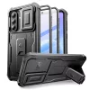 Samsung Galaxy A57 5G Tech-Protect Kevlar Cam+ 2 darabos fekete tok