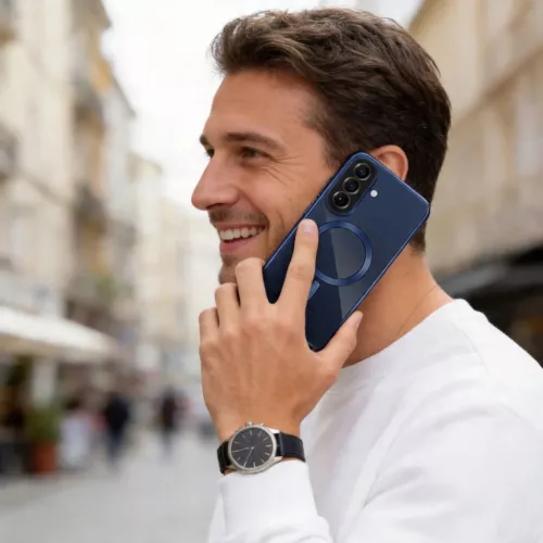Samsung Galaxy A57 5G Tech-Protect MagFlex MagSafe sötétkék tok-5906302322862 3 kép