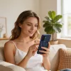Samsung Galaxy A57 5G Tech-Protect MagFlex MagSafe sötétkék tok-5906302322862 5 kép