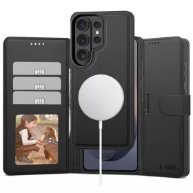 Samsung Galaxy S26 Ultra Tech-Protect Wallet MagSafe matt fekete tok-5906302322800 1 kép
