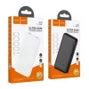 HOCO J128 10000 mAh 2A powerbank fehér-6942007621168 6 kép