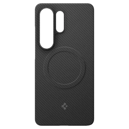 Samsung Galaxy S26 Ultra Spigen AirSkin Aramid Mag MagSafe fekete tok-8800337241501 4 kép